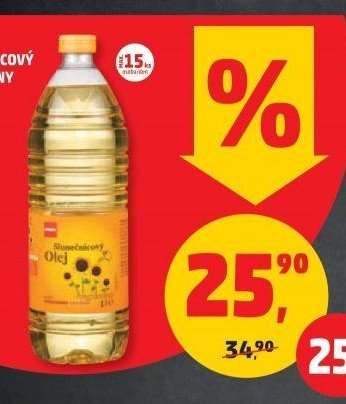 Slunečnicový olej Penny 1l