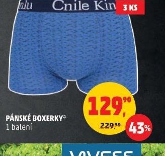 Pánské boxerky 1 balení