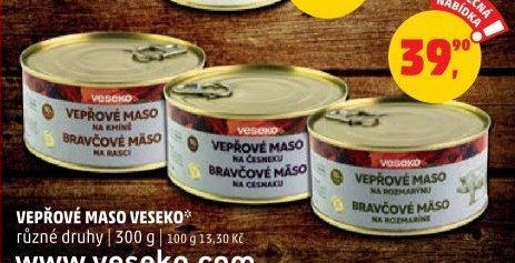 Vepřové maso na kmíně Veseko