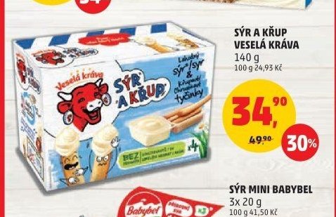 Sýr a křup Veselá kráva