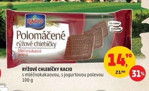 Rýžové chlebíčky Racio