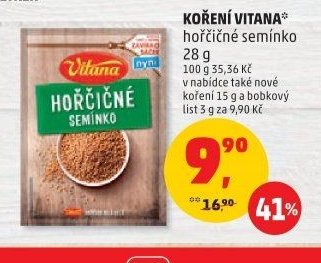 KOŘENÍ VITANA hořčičné semínko