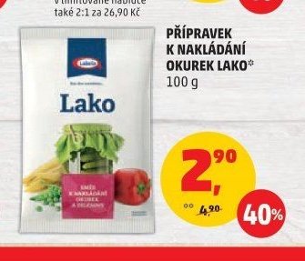 PŘÍPRAVEK K NAKLÁDÁNÍ OKUREK LAKO