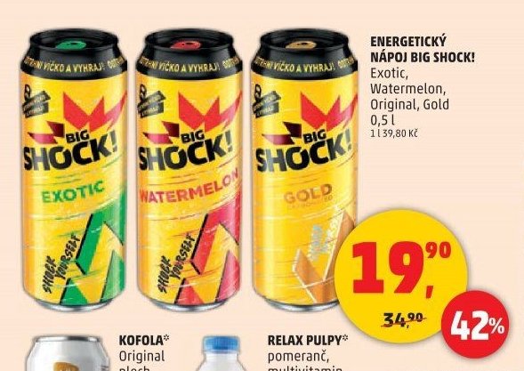 Energetický nápoj Big Shock!