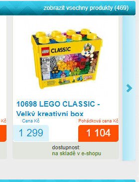 10698 LEGO CLASSIC - Velký kreativní box