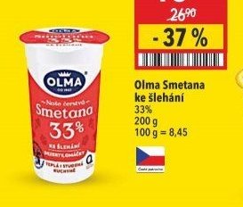 Olma Smetana ke šlehání 33%