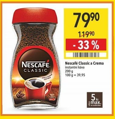 Nescafé Classic a Crema