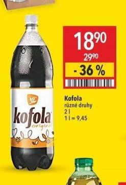 Kofola různé druhy