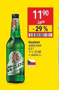 Excelent světlý ležák