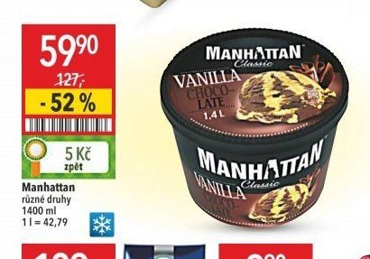 Manhattan různé druhy