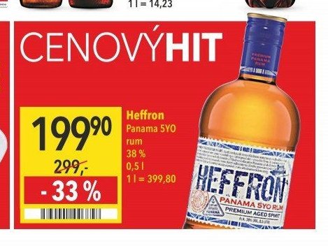 Heffron Panama 5YO rum
