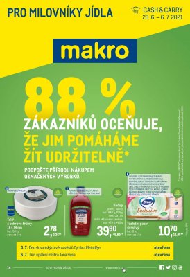 akční leták Makro 23.6.2021-6.7.2021