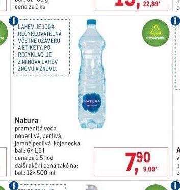 Natura pramenitá voda