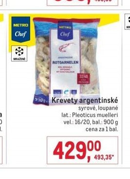 Krevety argentinské