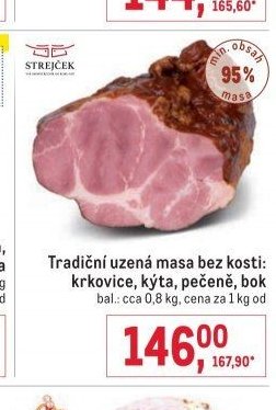 Tradiční uzená masa bez kosti