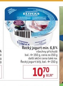 Řecký jogurt min. 6,8%