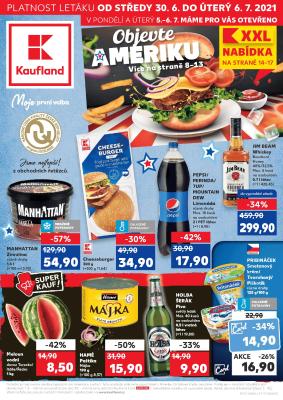 akční leták Kaufland 30.6.2021-6.7.2021