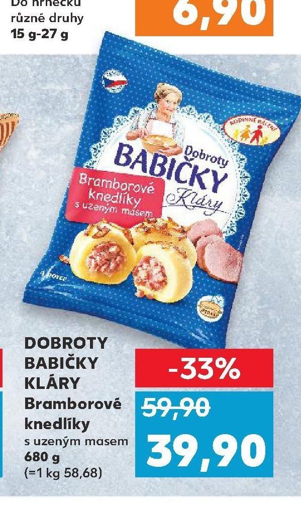 DOBROTY BABIČKY KLÁRY Bramborové knedlíky