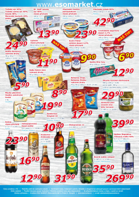 akční leták ESO MARKET 30.6.2021-11.7.2021