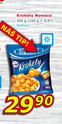 Krokety mražené Nowaco