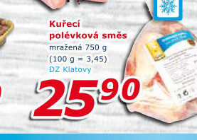 Kuřecí prsní řízky mražené DZ Klatovy