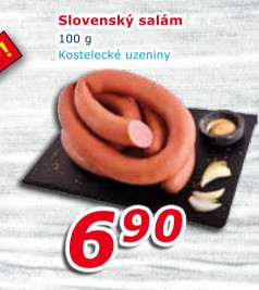 Salám slovenský točený Kostelecké uzeniny