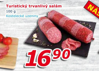 Salám turistický Kostelecké uzeniny