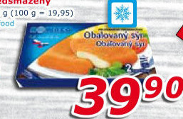 Sýr obalovaný mražený Nowaco