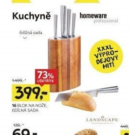 16: Blok na nože, 6dílná sada