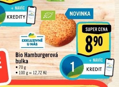 Bio Hamburgerová bulka