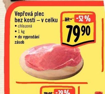 Vepřová plec bez kosti