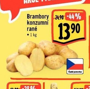 Brambory konzumní rané