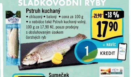 Pstruh kuchaný
