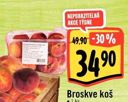 Broskve koš