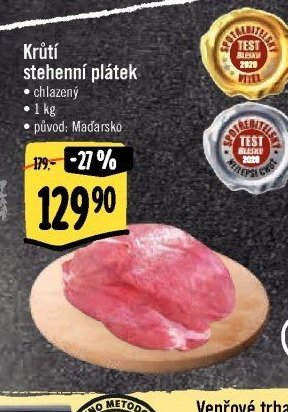 Krůtí stehenní plátek