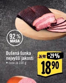 Dušená šunka nejvyšší jakosti
