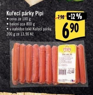 Kuřecí párky Pipi