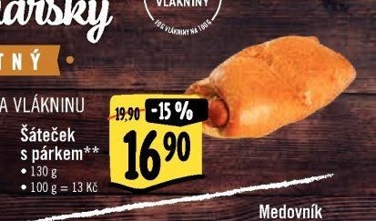Šáteček s párkem