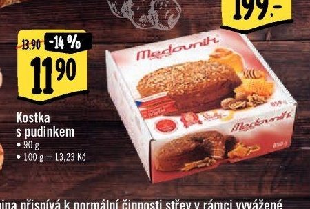 Kostka s pudinkem