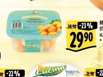 Mozzarella třešinky uzené