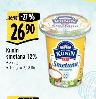 Kunín smetana 12%