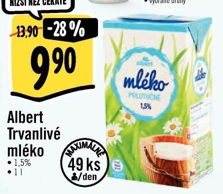 Albert Trvanlivé mléko