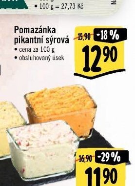 Pomazánka pikantní sýrová