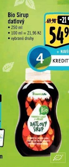 Bio Sirup datlový