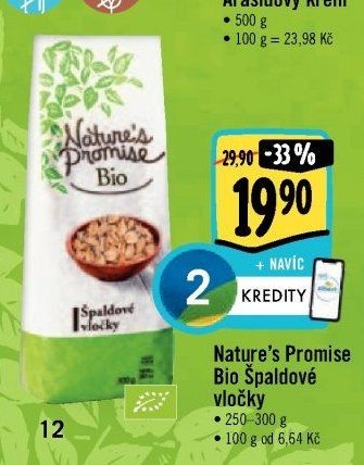Nature’s Promise Bio Špaldové vločky