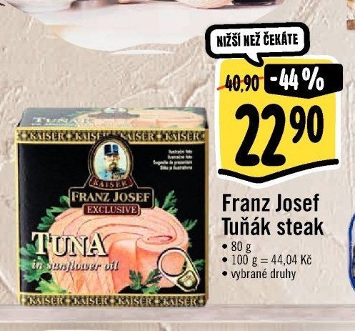 Franz Josef Tuňák steak