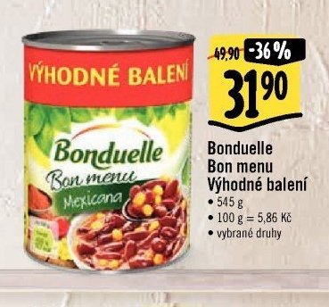 Bonduelle Bon menu Výhodné balení