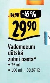 Vademecum dětská zubní pasta