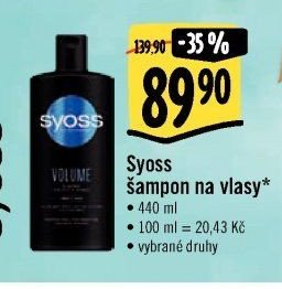 Syoss šampon na vlasy
