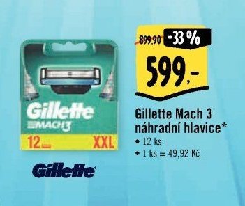 Gillette Mach 3 náhradní hlavice